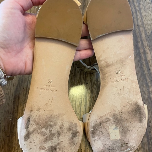 Guiseppe zanotti flat t strap sandal sz 39 - Picture 5 of 6